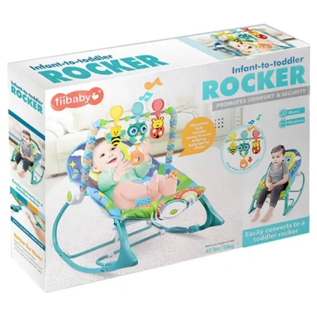 Tiibaby - Infant To Toddler Rocker - Turquoise