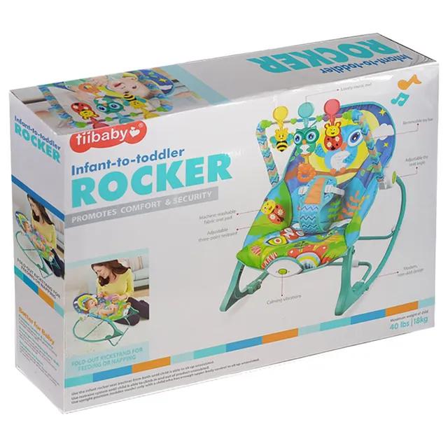 Tiibaby - Infant To Toddler Rocker - Turquoise