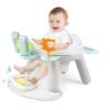 2-In-1 Dining Chair/Toddler Play Seat With Pedal - Piano -White - Image 5