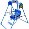 BABY SWING, Toddler Swing, Outdoor Indoor Swing Set with Safety Seat, Baby Swings for infants, Swing Sets for Backyard, Swingset for Kids, Infants and Babies , Blue