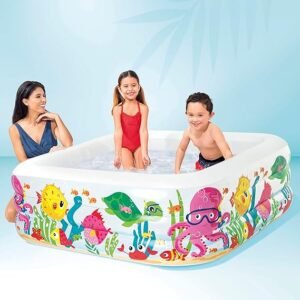 Swim center clear view aquarium pool intex 57471, multi color
