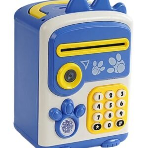 Toy safe-piggy bank 5935 A face recognition, fingerprint scanner, English.