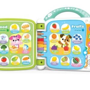 WinFun 110 Bilingual Learning Book First Words Interactive Educational Toy (21 x 20 cm)