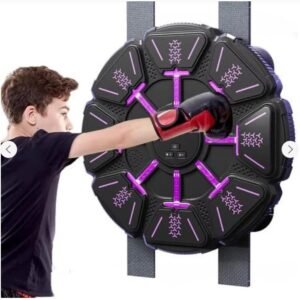 Interactive musical boxing trainer Music Boxing Target 8 buttons Black