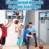 CUITING Double Shot Basketball Hoop for Kids Indoor 2 Player Basketball Hoop with Electronic Scoreboard Boys Toys Mini Door Basketball Hoop with 2 Balls - Image 2