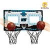 CUITING Double Shot Basketball Hoop for Kids Indoor 2 Player Basketball Hoop with Electronic Scoreboard Boys Toys Mini Door Basketball Hoop with 2 Balls