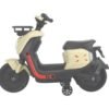Baby Plus - Kids Electric Ride-On Scooter - Beige and black - Image 4