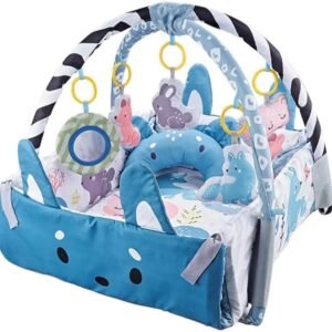 This baby gym is the  Multifunctional ,versatile 5-in-1 activity center designed to grow with your baby from birth