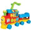 Winfun Walker Ride-On Learning Train | 3‑in‑1 Grow-With-Me Train — Sit‑Play, Push Walker & Ride-On with Learning Buttons, Light-Up Engine, Gears & Sound Effects | For Toddlers Ages 12–36 Months