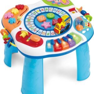 Winfun Letter Train & Piano Activity Table – Alphabet Learning, Music & Sensory Play for Toddlers | Early Learning with Lights, Sounds & Activity Center for Kids | For Toddler 12 Months+