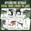 Remote Control Dinosaur Toys for Kids - Realistic Walking, Roaring, Light & Spray, 2.4G " RC Therizinosaurus Toy Figure USB Charging - Image 7