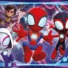 Clementoni 28527 Supercolor Marvel Spidey and His Amazing Friends - 24 Maxi Pieces Children 3 Years Cartoon Puzzle, Made in Italy, Multi-Colour - Image 4