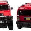 Hummer H2 SUV Full Function R/C Radio Remote Control Car 1:10 Scale (H2 SUV RED) - Image 4
