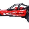 Toys RC Car, Responsive Steering, Drifting, Interference-Free Racing, 6 Years+, L 48.2 x B 24.6 x H 18 cm - Red and Black - Image 2