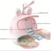 Electronic Multifunctional Deposit Box for Kids,Money Bank with Password Cute ATM Rabbit Piggy Bank,Auto Scroll Paper Piggy Bank,Great Toy Gift for Girls Boys Children Ages 6-12 Birthday Gift - Image 5