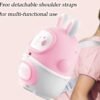 Electronic Multifunctional Deposit Box for Kids,Money Bank with Password Cute ATM Rabbit Piggy Bank,Auto Scroll Paper Piggy Bank,Great Toy Gift for Girls Boys Children Ages 6-12 Birthday Gift - Image 3