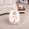 Mastela Fold Up Baby Rocker and Bouncer for Babies | Toddler Rocking Chair for Newborn with Adjustable Seat, Calming Vibrations, Hanging Toys & Music | Portable Baby Swing for 0 to 2 Years- Bronze - Image 2