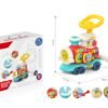 HUANGER Adjustable Pedestrian Training Scooter Push-Type Slide Board for Toddlers Multi-Functional Early Education Train Toy Car - Image 3