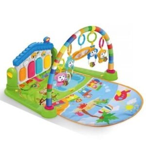 Deluxe Piano Fitness Mat – Educational Play Mat with Music, Lights & Hanging Toys 70x53x44cm