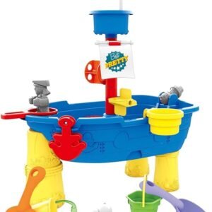 Sand Water Table for Toddlers - 21-Piece Water Play Table for Kids Outdoor and Indoor with Accessories and Tools- Learning Sandbox Water Play Table for Boys and Girls Age 2-10 Years Old