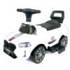 Baby Car ride-on toy with light and sound effects white color